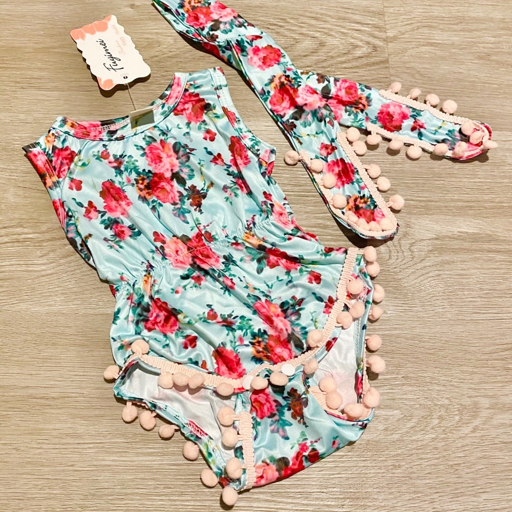 Light Blue toddler romper